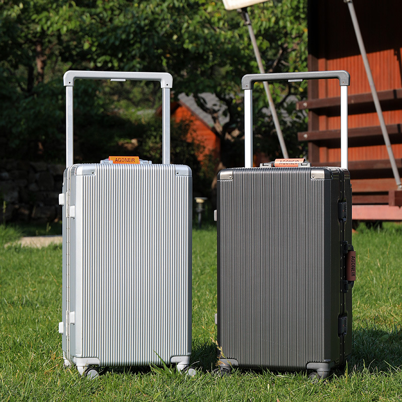 Koper perjalanan, koper berbin - Aluminum Frame Carry On Luggage ulasan dan harga