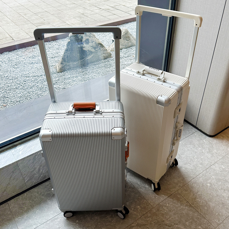 Koper perjalanan, koper berbin - Aluminum Frame Carry On Luggage ulasan dan harga