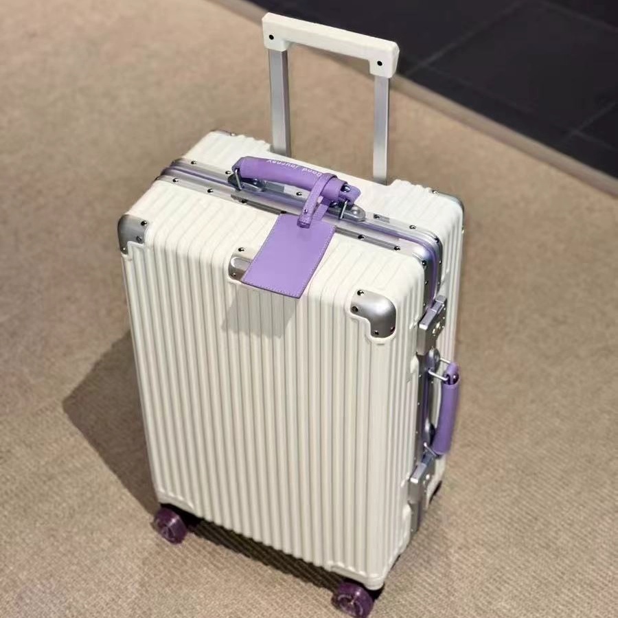 Koper Bingkai Aluminium dengan - Aluminum Frame Carry On Luggage ulasan dan harga