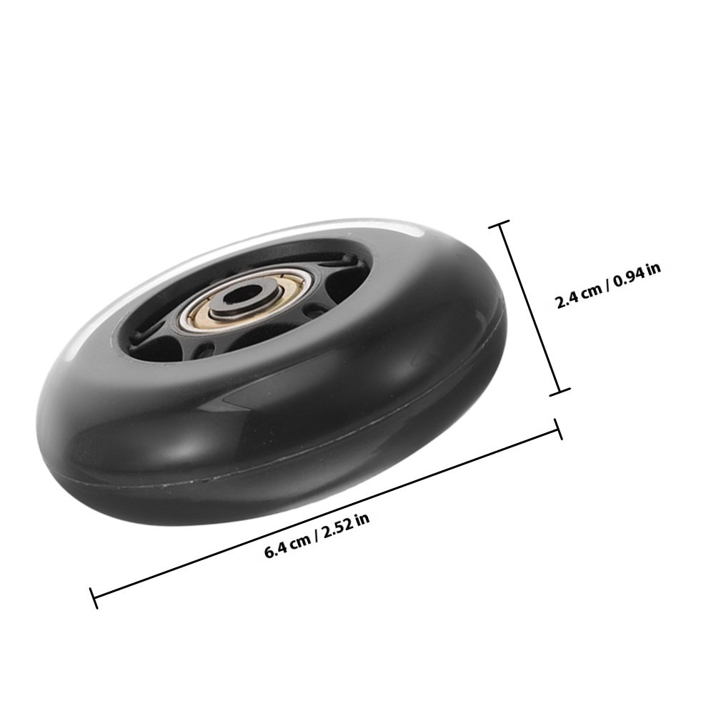 4 Buah Roda Pengganti Transpar - Silent Replacement Luggage Wheels ulasan dan harga