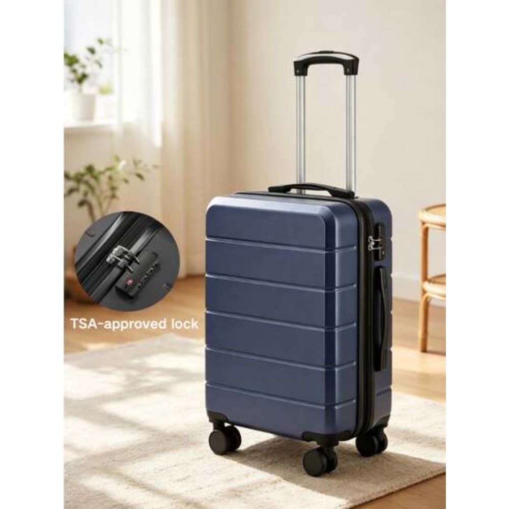 Koper Kabin ABS yang Dapat Dip - Cabin Size Lightweight Travel Trolley ulasan dan harga