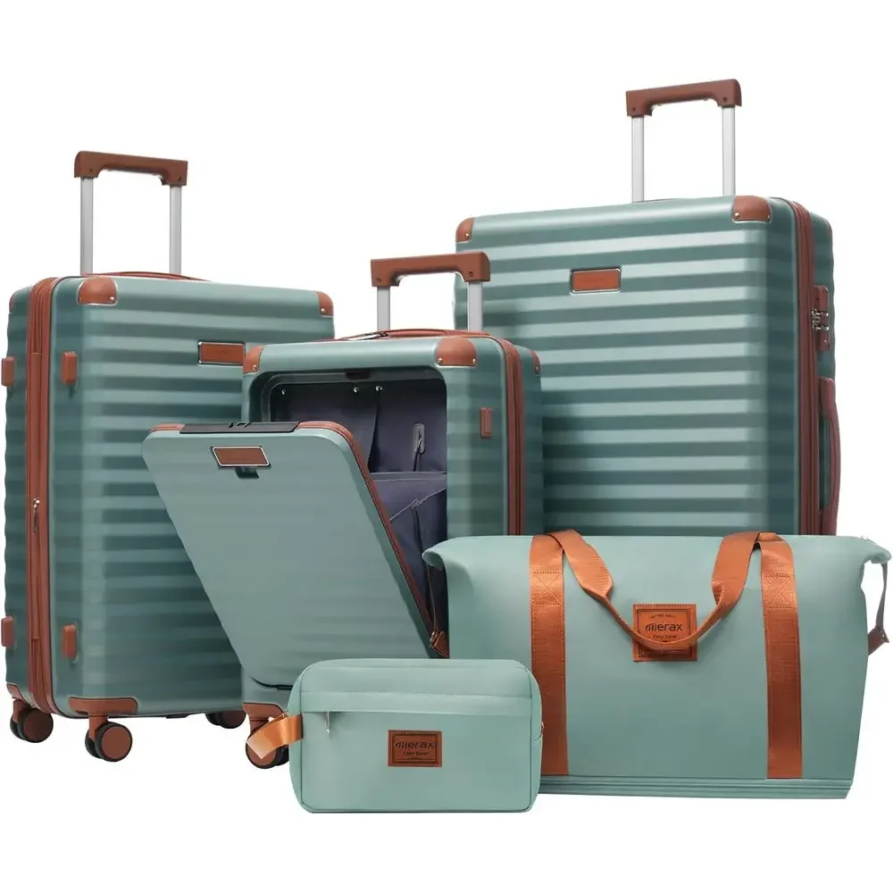 Set Koper Hardshell 5-Piece ya - Expandable Hard Shell Luggage Set ulasan dan harga