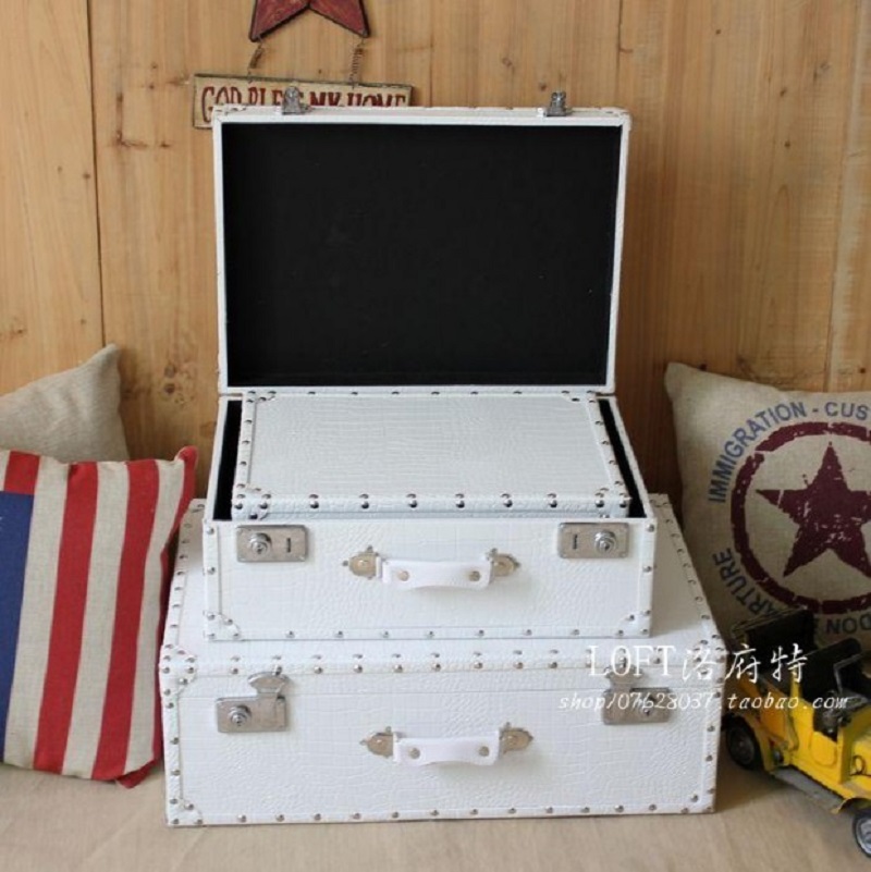Kotak Perjalanan Bermotif Kuli - Retro Vintage Trunk Suitcase ulasan dan harga