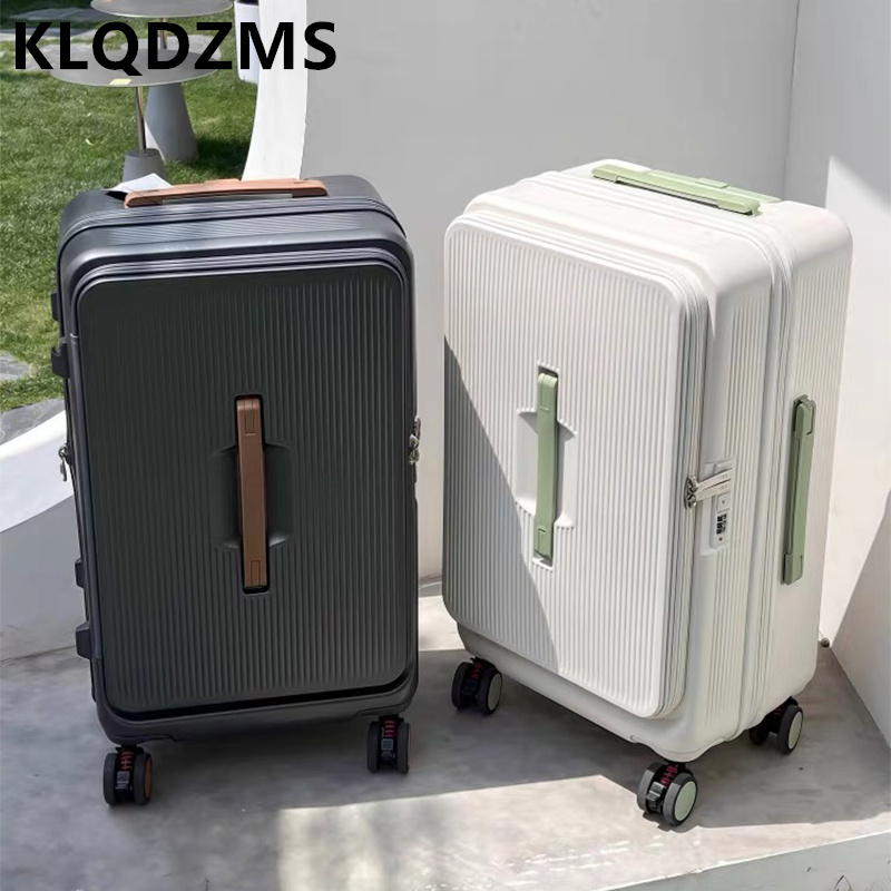 KLQDZMS Tas Koper Bergulir den - Front Opening Laptop Luggage 24 Inch ulasan dan harga
