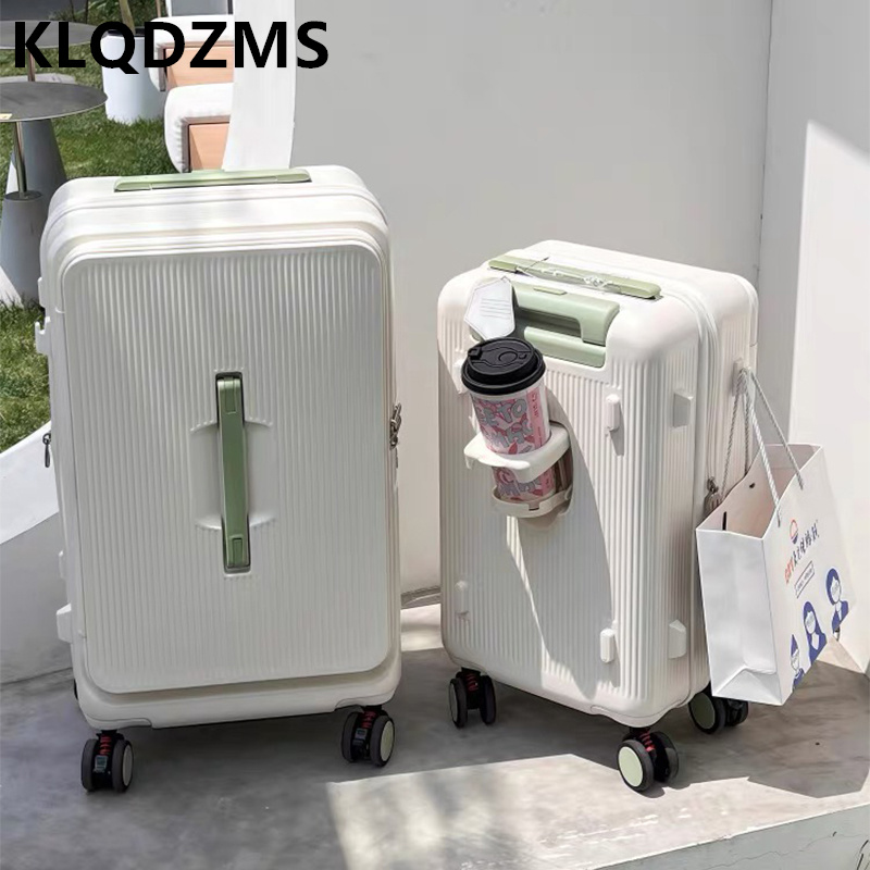 KLQDZMS Tas Koper Bergulir den - Front Opening Laptop Luggage 24 Inch ulasan dan harga
