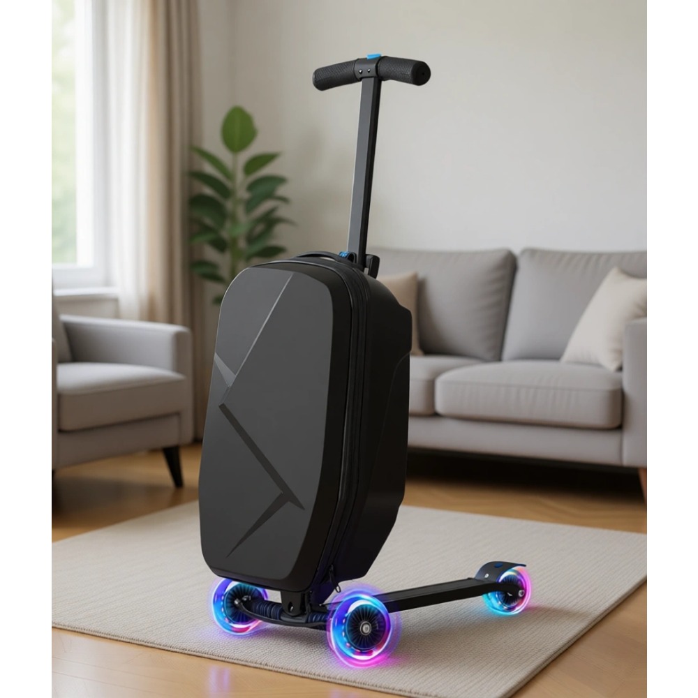 Koper Skuter untuk Anak-Anak:  - Kids Ride On Suitcase Scooter ulasan dan harga