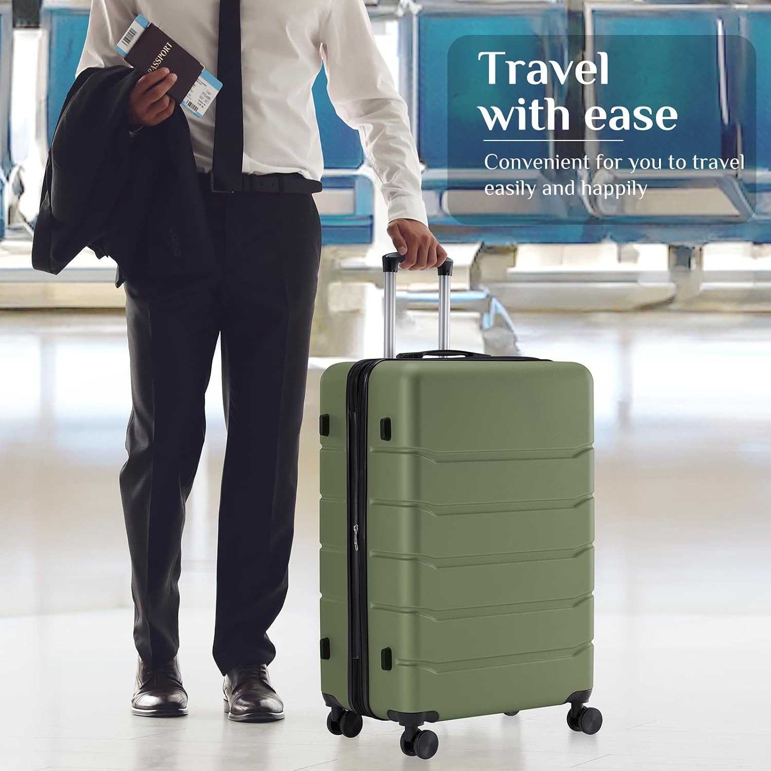 Koper Kabin 28 Inci, Koper Can - Expandable Hard Shell Luggage Set ulasan dan harga