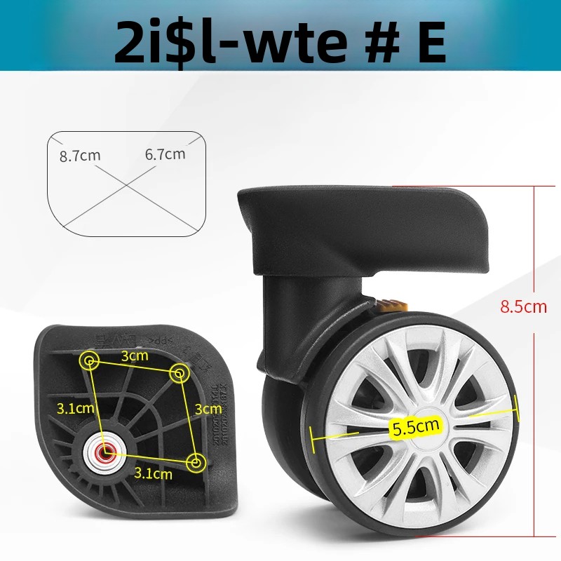 Koper Red Eagle L-W dengan rod - Silent Replacement Luggage Wheels ulasan dan harga