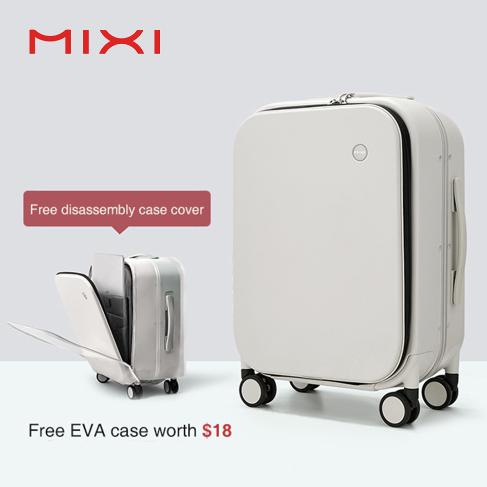 Mixi koper bingkai aluminium d - Aluminum Frame Carry On Luggage ulasan dan harga