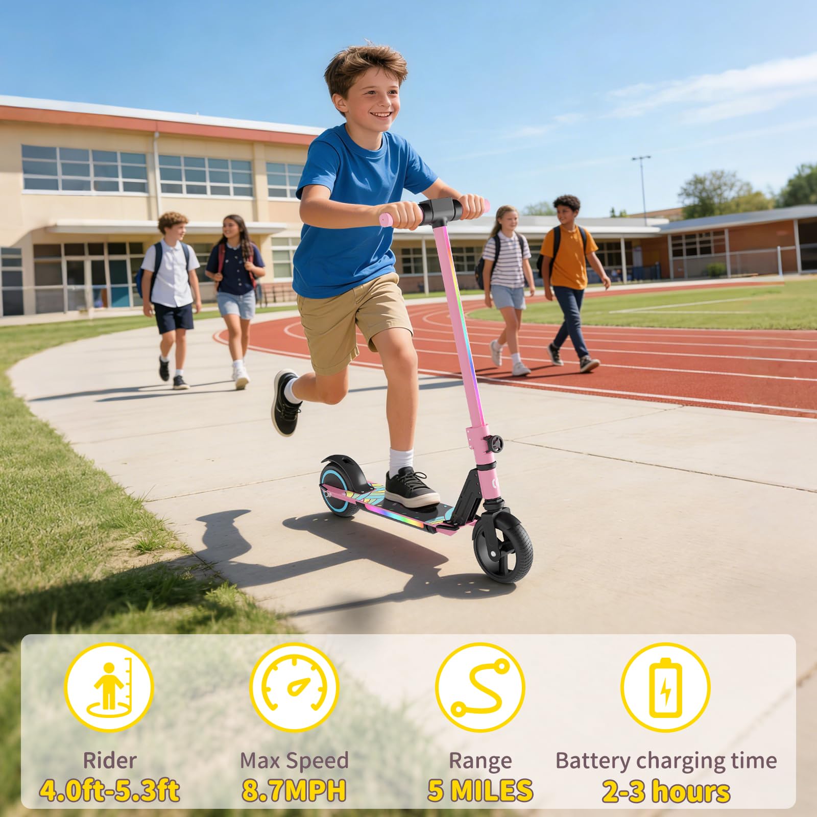 Skuter Listrik SIMATE untuk An - Kids Ride On Suitcase Scooter ulasan dan harga