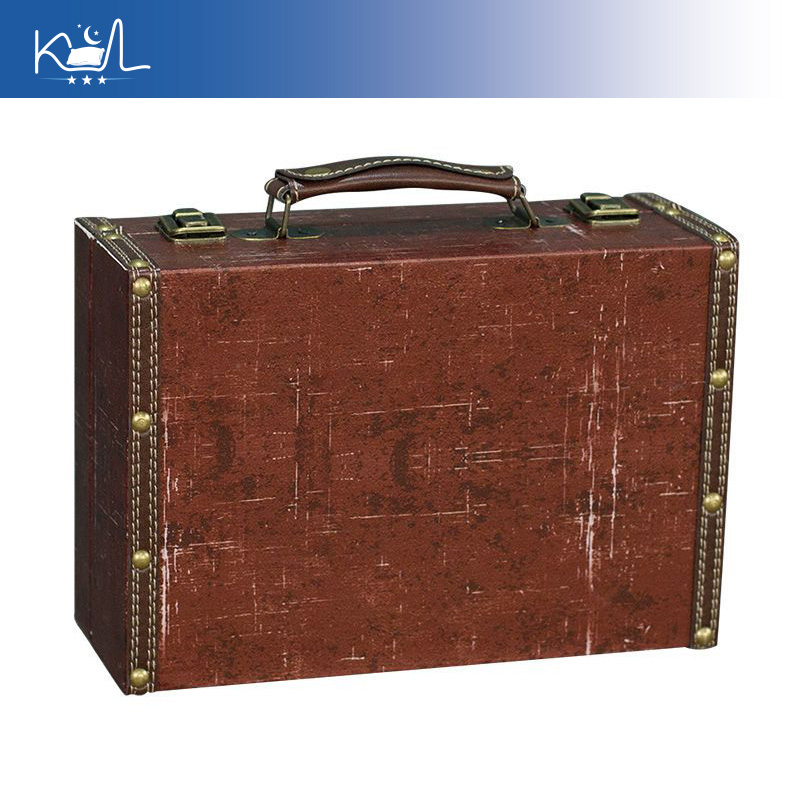 Kotak Penyimpanan Koper Dekora - Retro Vintage Trunk Suitcase ulasan dan harga