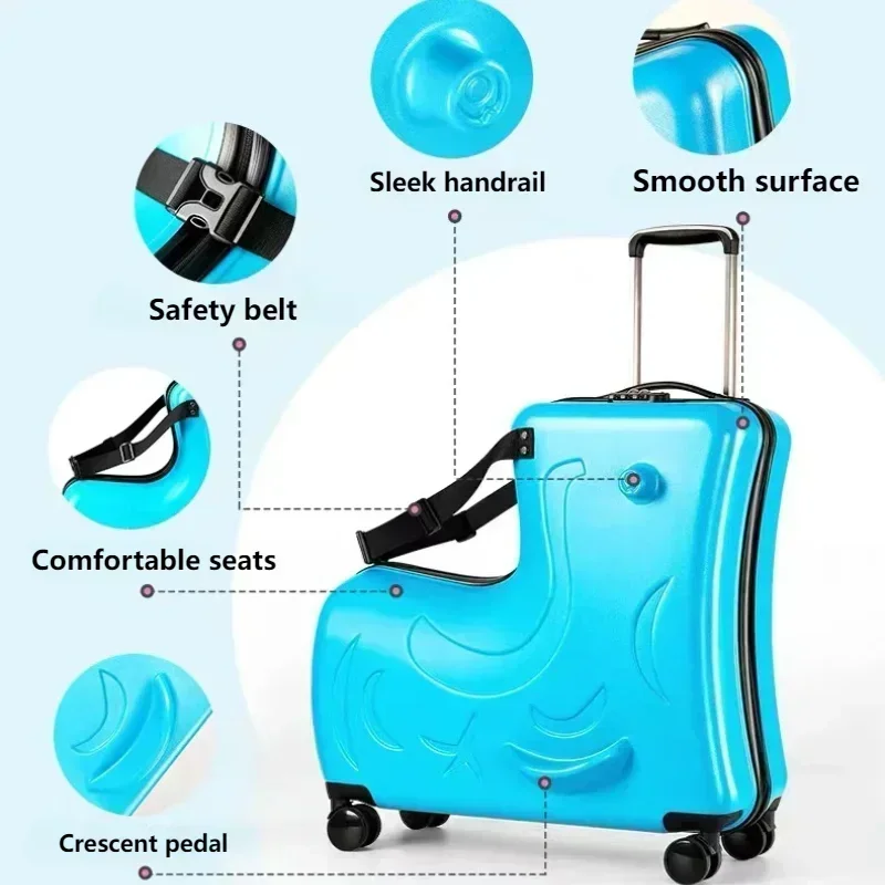 Koper Anak dengan Roda Skuter  - Kids Ride On Suitcase Scooter ulasan dan harga