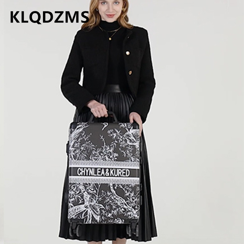 KLQDZMS 20 Koper Kabin PC Kota - Spinner Wheel Rolling Suitcase 20 Inch ulasan dan harga