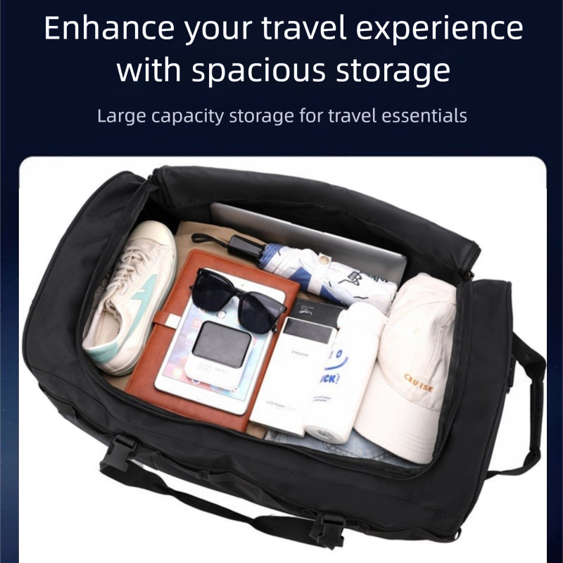 Tas Ransel Beroda Tugas Berat  - Foldable Rolling Luggage Bag ulasan dan harga