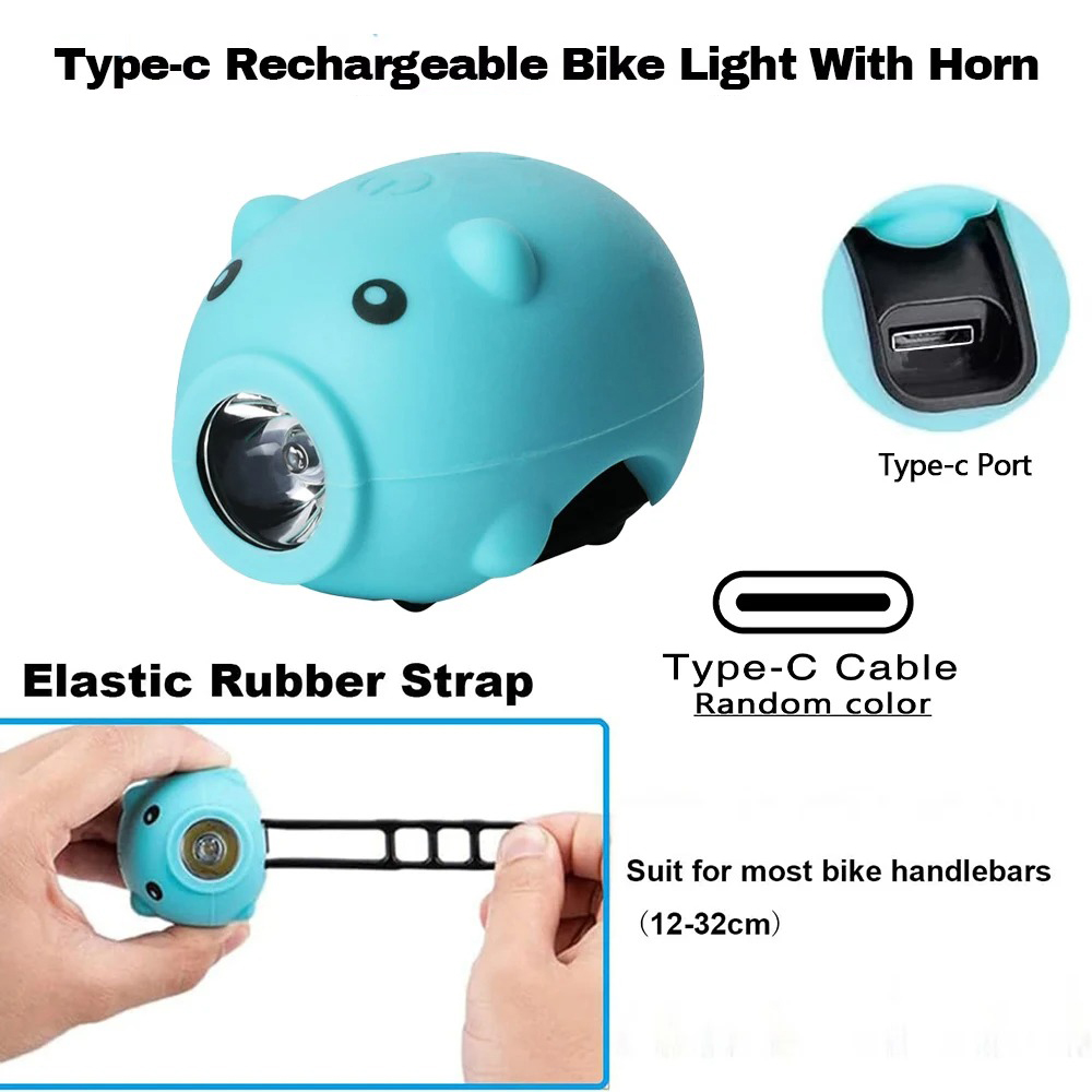 Lampu Depan Sepeda Bentuk Babi - Kids Ride On Suitcase Scooter ulasan dan harga