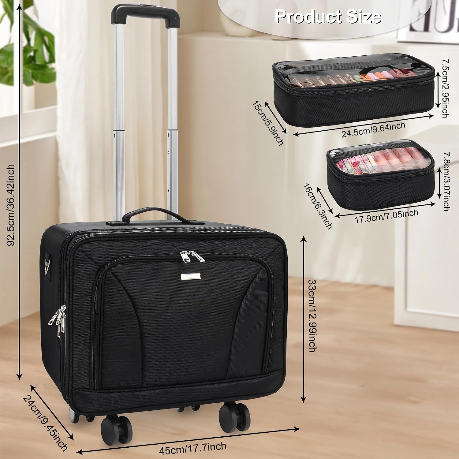 Koper Rias Perjalanan Beroda U - Travel Bags ulasan dan harga