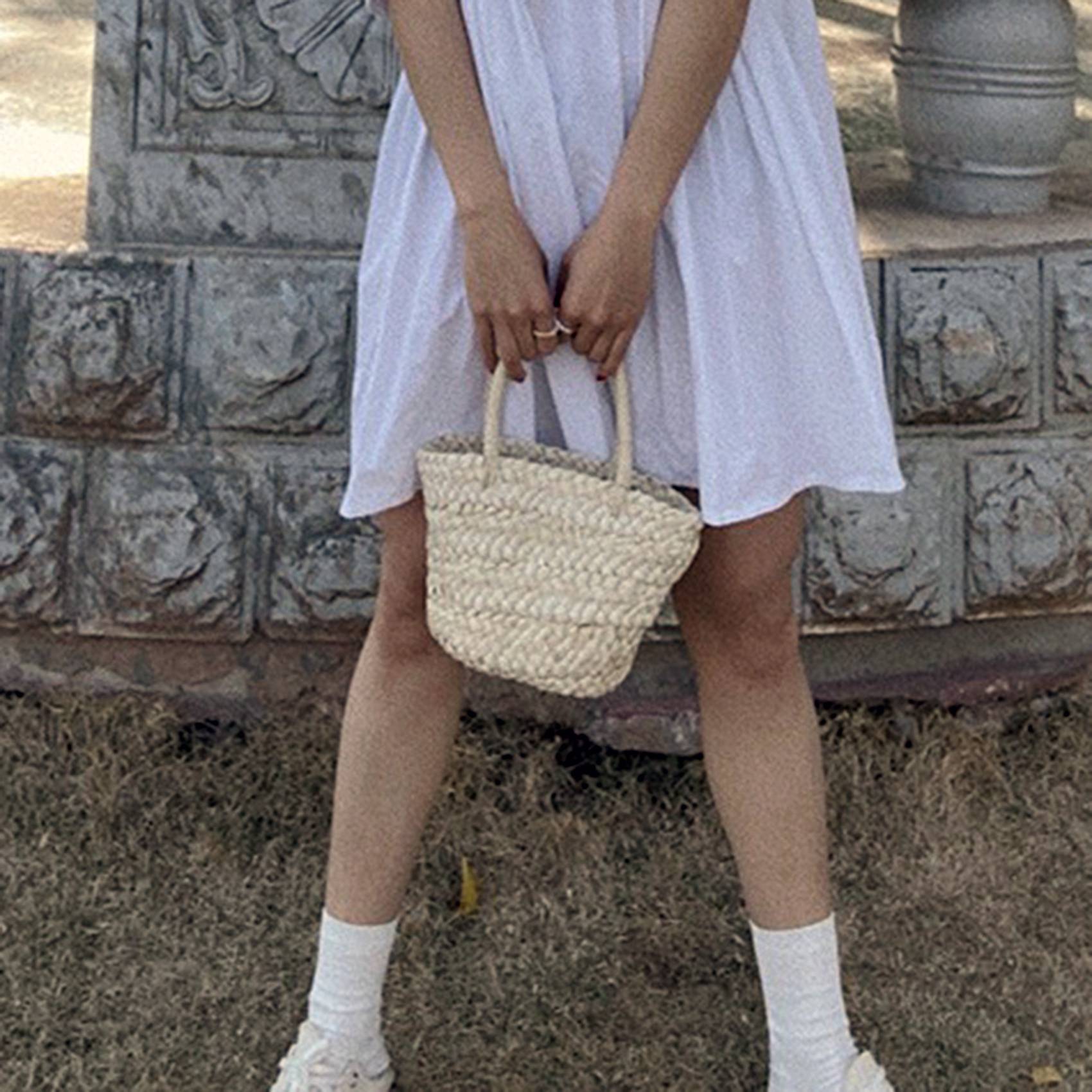Tas Anyaman Kecil Buatan Tanga - Handbags ulasan dan harga