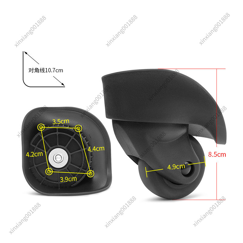 Roda Senyap Pengganti untuk Ko - Silent Replacement Luggage Wheels ulasan dan harga
