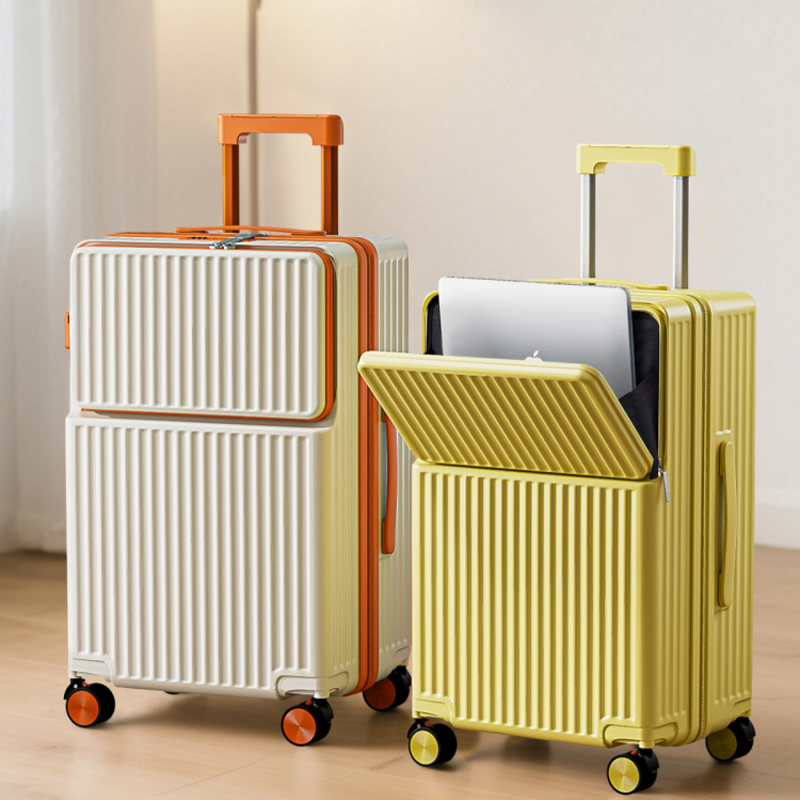 Tas Koper Perjalanan Stylish 2 - Front Opening Laptop Luggage 24 Inch ulasan dan harga