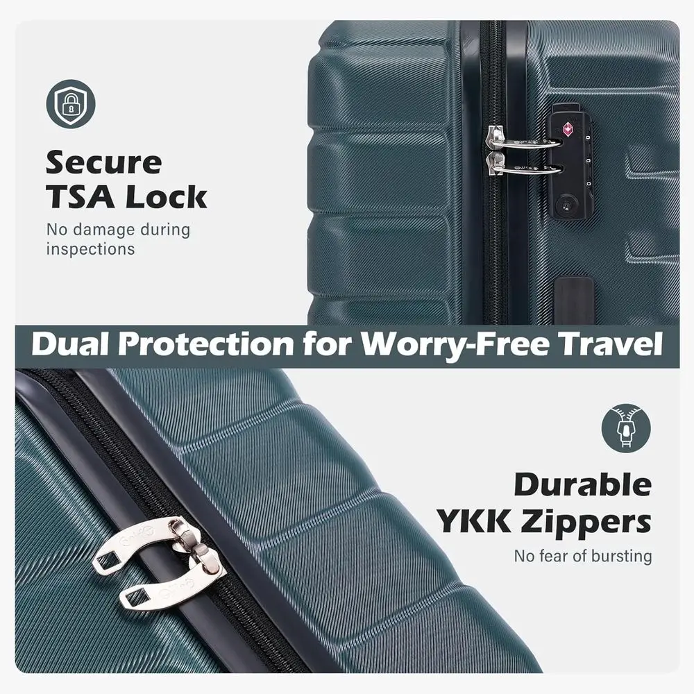 Set Koper Spinner Cangkang Ker - Expandable Hard Shell Luggage Set ulasan dan harga
