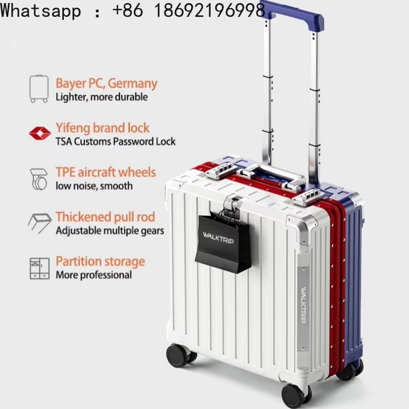 Koper 18 inci, Tas Jinjing, Ko - Aluminum Frame Carry On Luggage ulasan dan harga