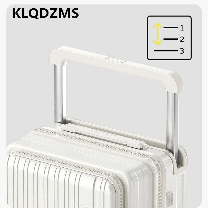 KLQDZMS Koper Pengisi Daya den - Front Opening Laptop Luggage 24 Inch ulasan dan harga