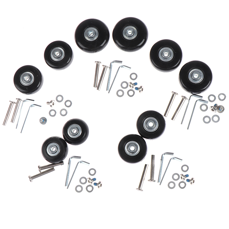 1Set OD 40-54mm as roda koper, - Silent Replacement Luggage Wheels ulasan dan harga