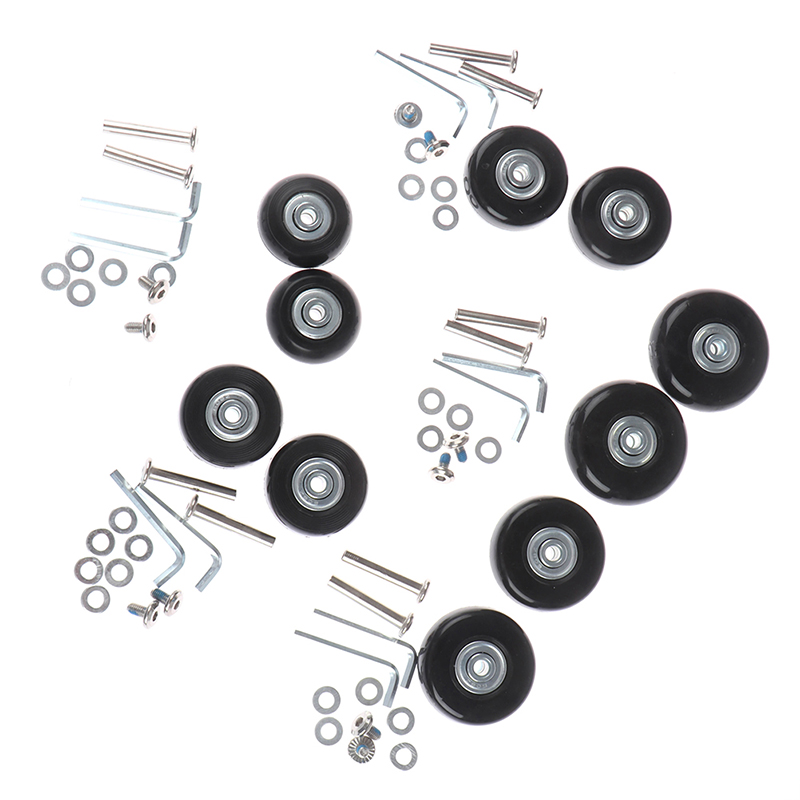 1Set OD 40-54mm as roda koper, - Silent Replacement Luggage Wheels ulasan dan harga
