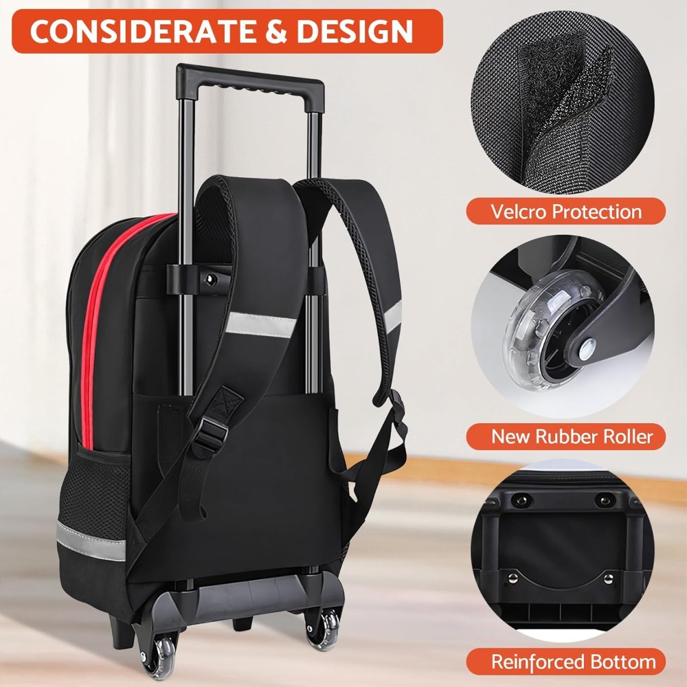 3PCS Tas Ransel Roda untuk Ana - Foldable Rolling Luggage Bag ulasan dan harga