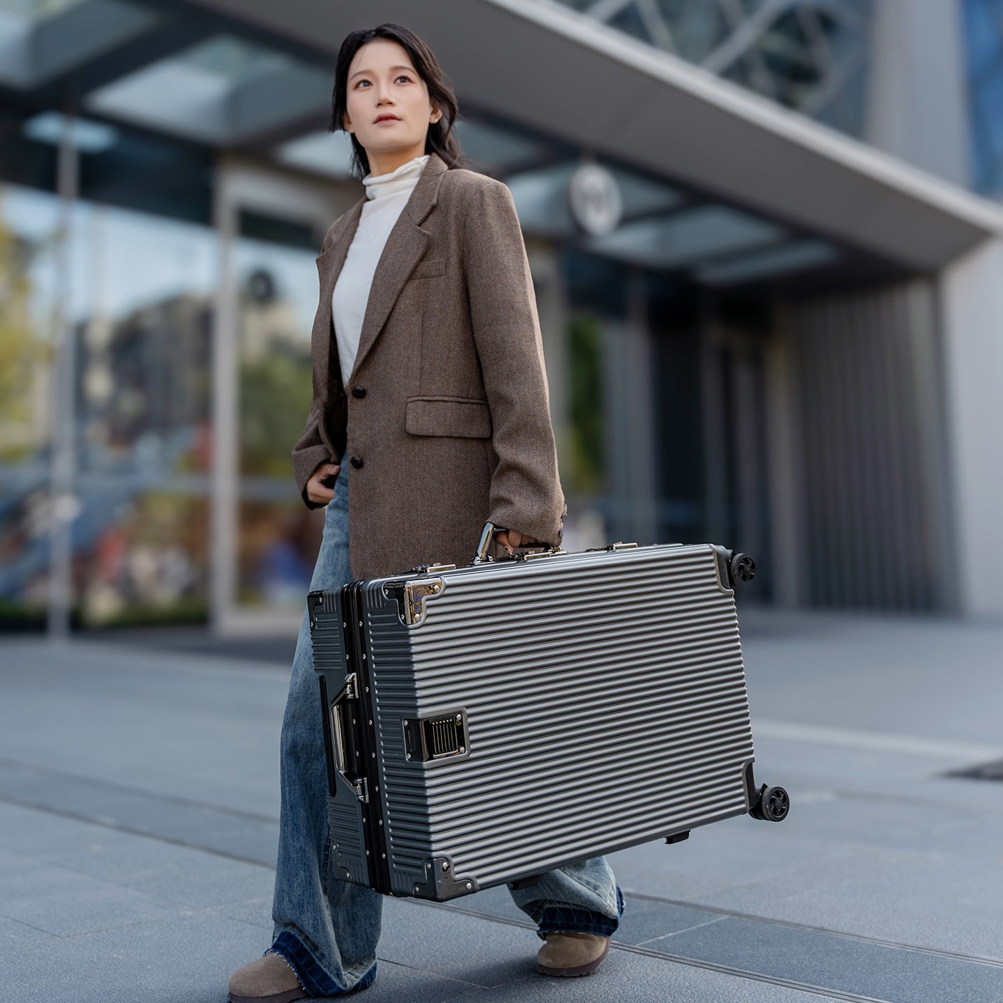 【penawaran spesial】koper rangk - Aluminum Frame Carry On Luggage ulasan dan harga