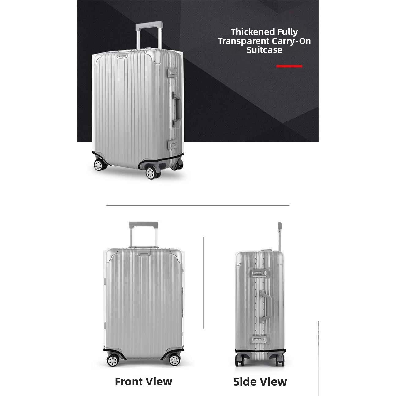 Sarung Pelindung Koper Transpa - Luggage Protective Cover Transparent ulasan dan harga