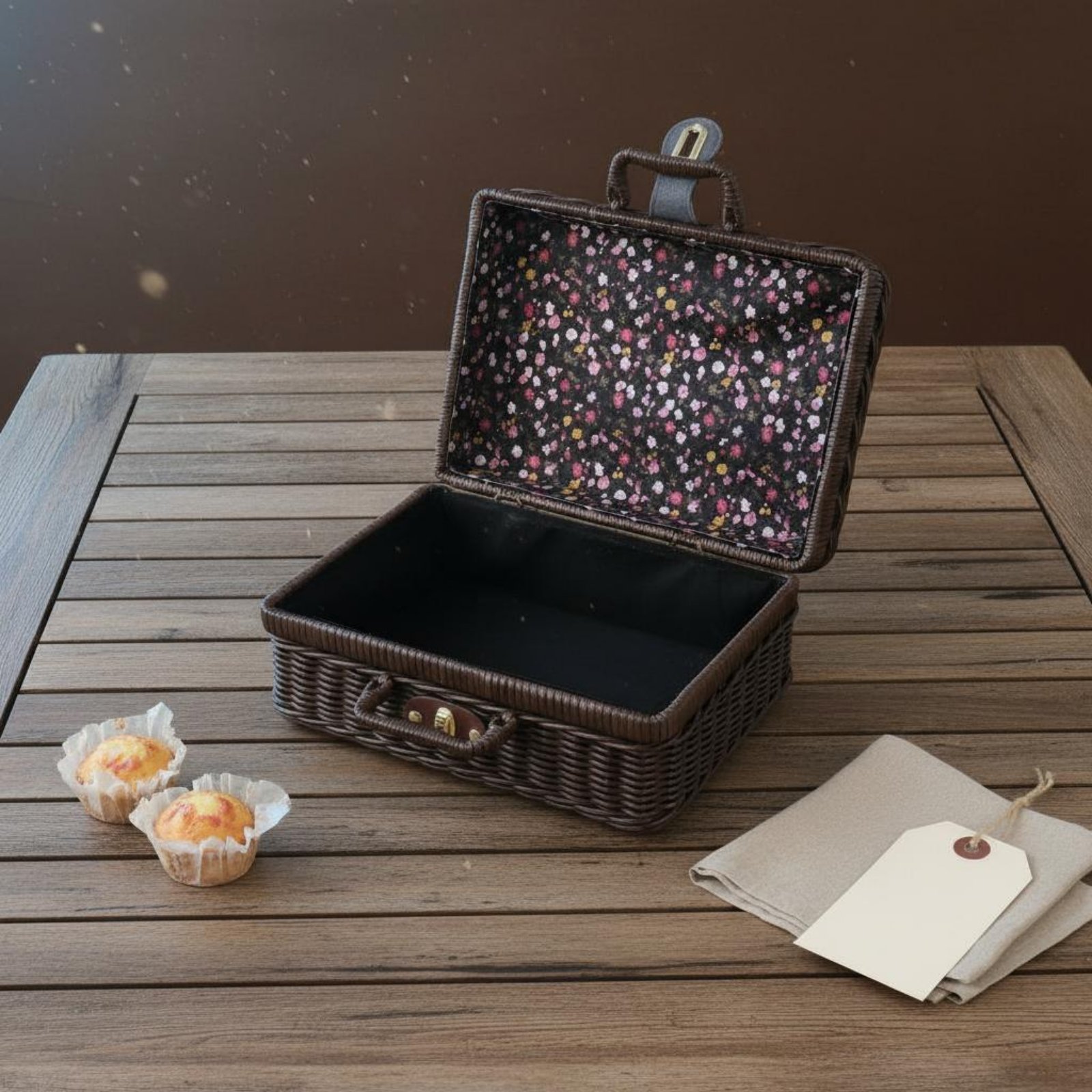 Koper Desain Vintage Dengan Pe - Retro Vintage Trunk Suitcase ulasan dan harga
