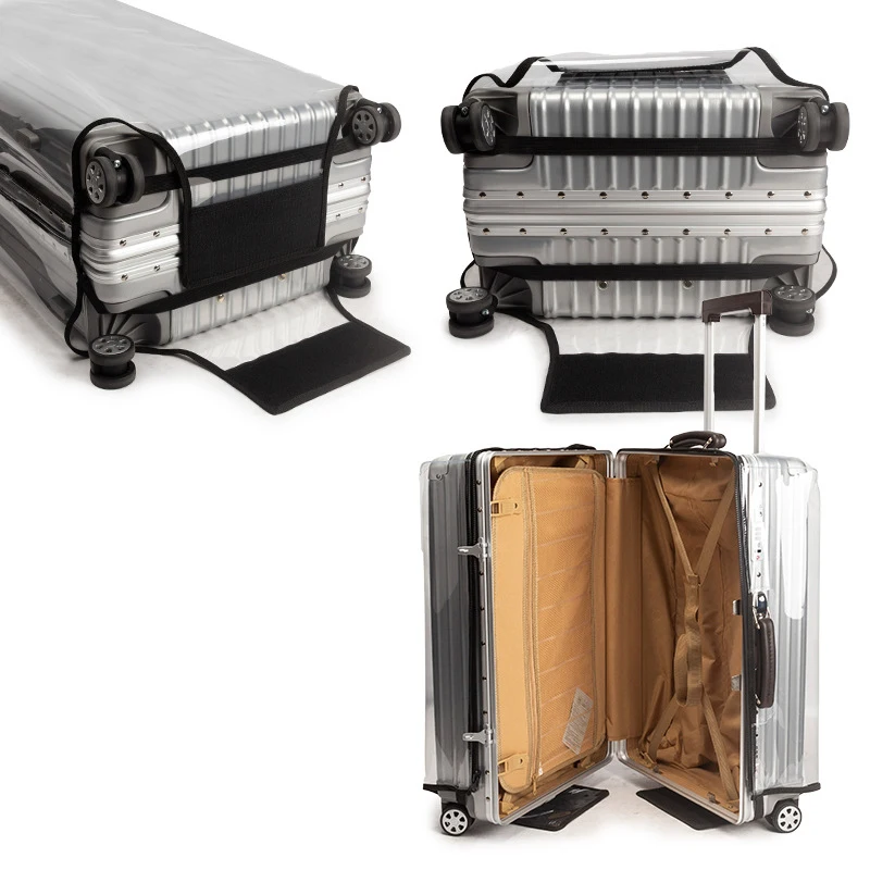 Penutup Transparan Bagasi Taha - Luggage Protective Cover Transparent ulasan dan harga