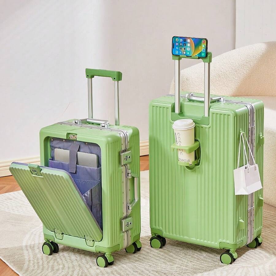 Tidal Flash Koper Bingkai Alum - Front Opening Laptop Luggage 24 Inch ulasan dan harga