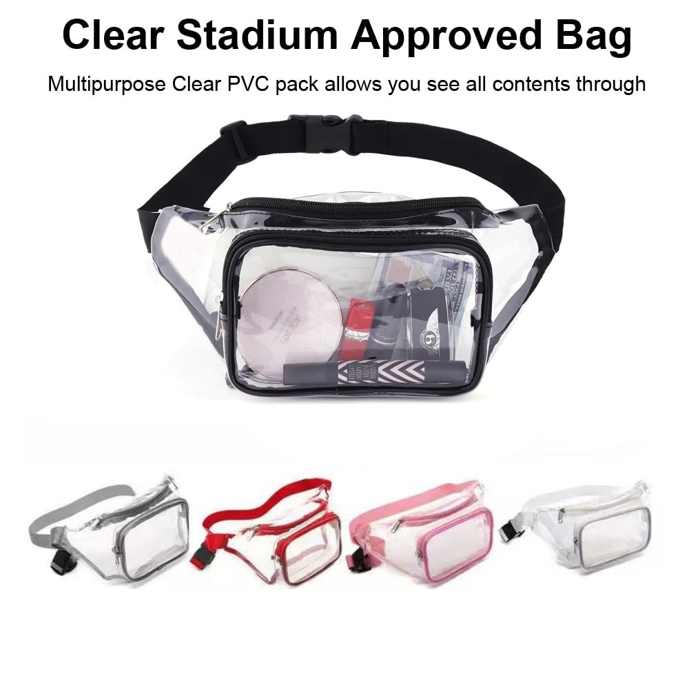 Tas Pinggang Transparan PVC Mu - Handbags ulasan dan harga
