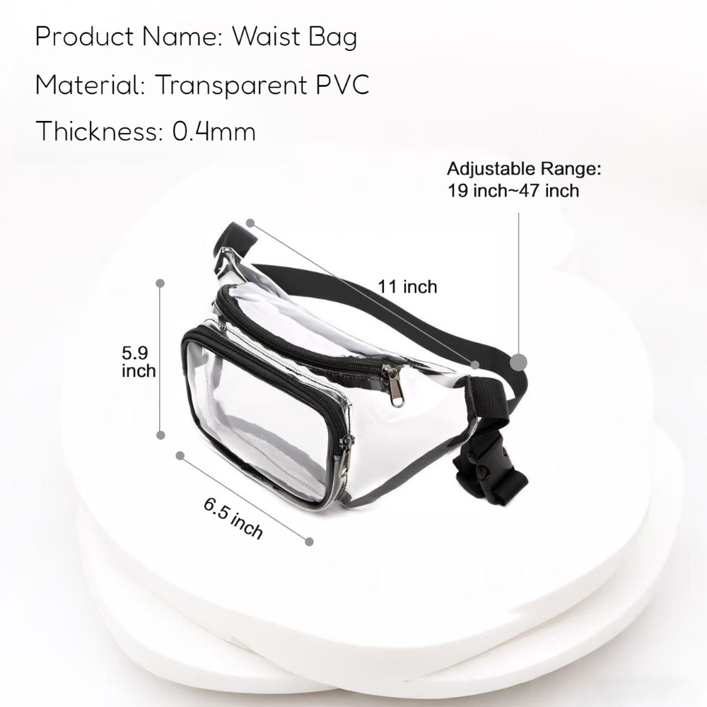 Tas Pinggang Transparan PVC Mu - Handbags ulasan dan harga