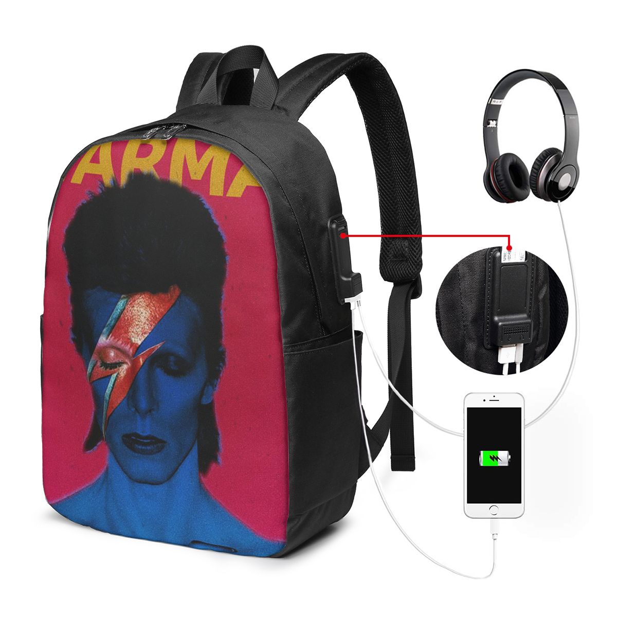 Davids Bowied Backpack Travel  - Travel Bags ulasan dan harga