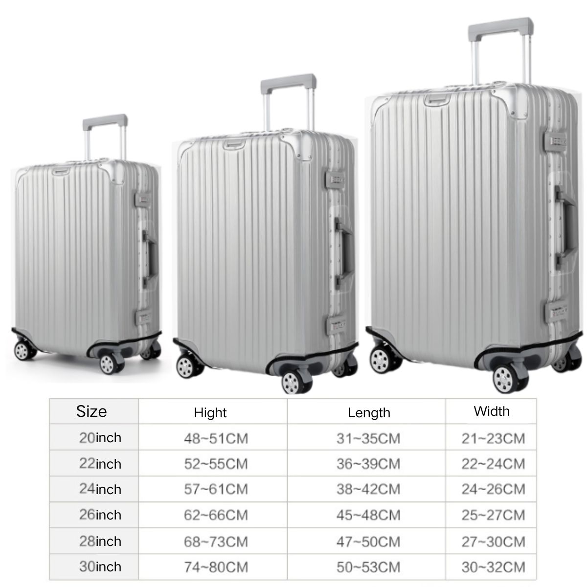 Pelindung Penutup Bagasi Benin - Waterproof Suitcase Cover Protector ulasan dan harga