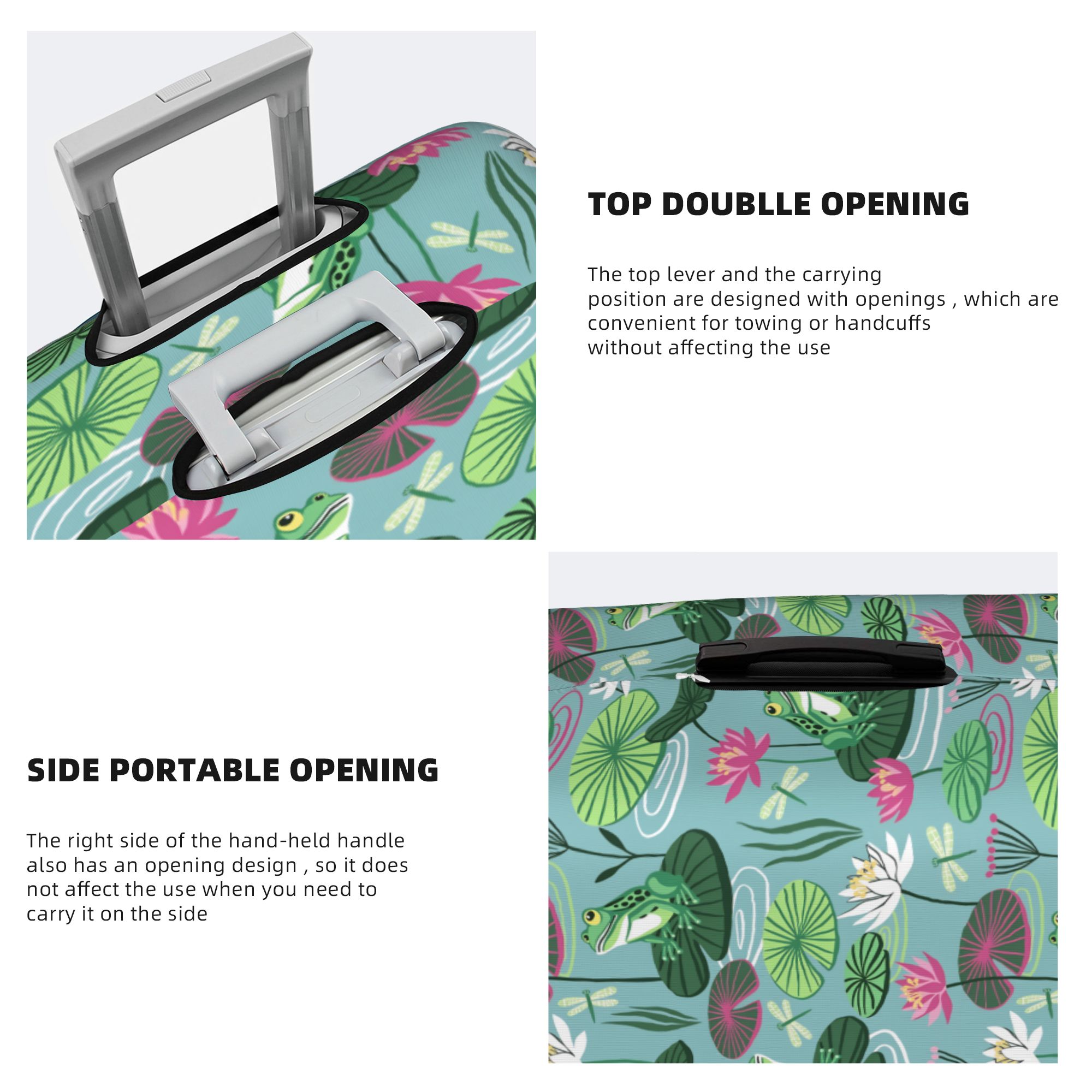 Penutup Bagasi Perjalanan Kata - Waterproof Suitcase Cover Protector ulasan dan harga