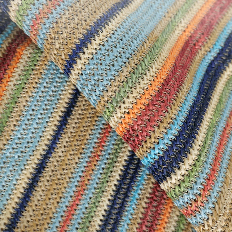 1 yard Kain Anyaman Jerami PP  - Handbags ulasan dan harga