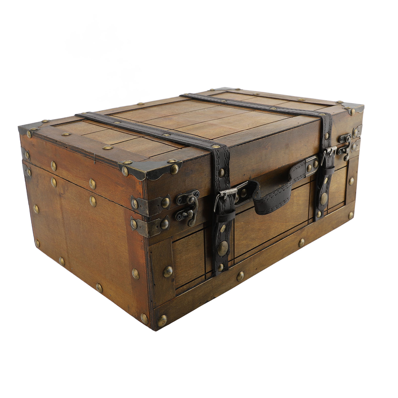 Kotak Penyimpanan Dekoratif El - Retro Vintage Trunk Suitcase ulasan dan harga