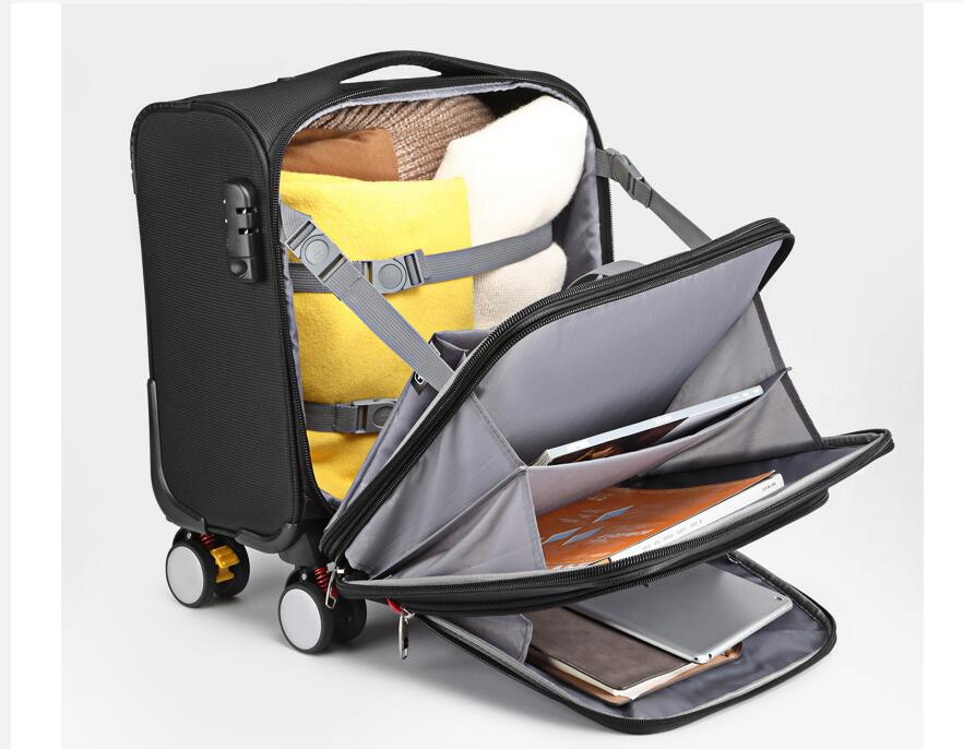 Koper berpergian 18 inci untuk - Spinner Wheel Rolling Suitcase 20 Inch ulasan dan harga
