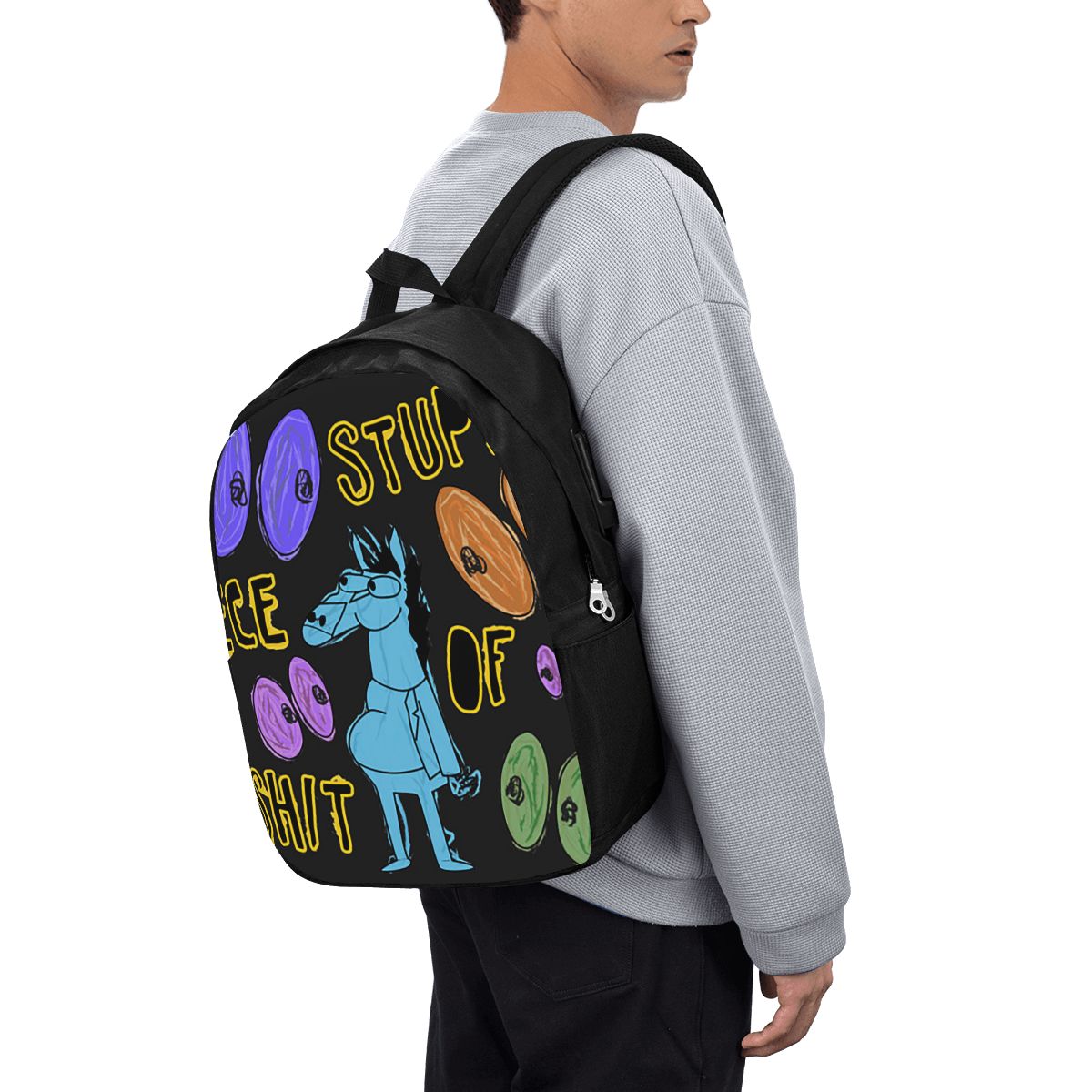 Kartun Bojack Horseman Stupid  - Travel Bags ulasan dan harga