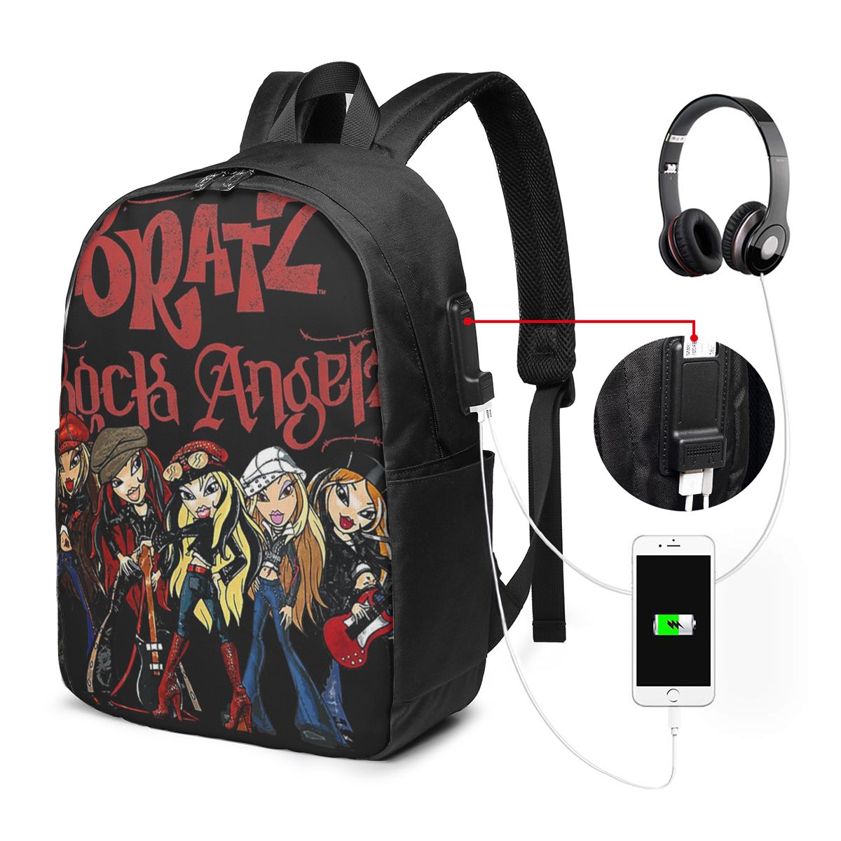 Bratz Rock Angelz Group Shot B - Backpacks ulasan dan harga