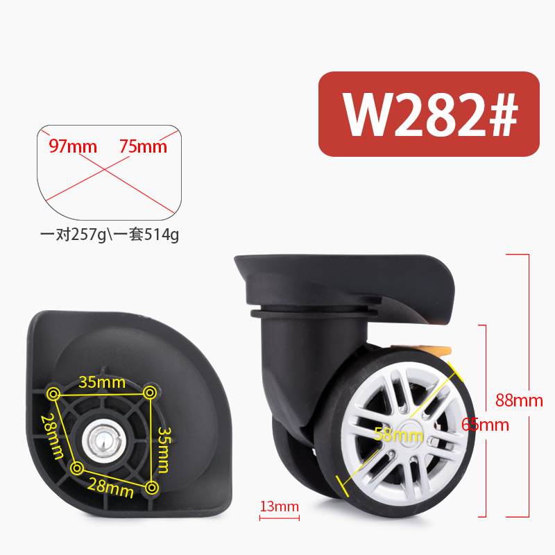 Untuk 41Z #   Penggantian Roda - Silent Replacement Luggage Wheels ulasan dan harga