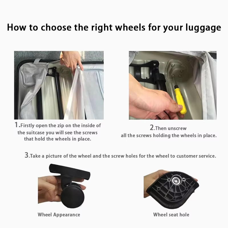 Untuk 41Z #   Penggantian Roda - Silent Replacement Luggage Wheels ulasan dan harga
