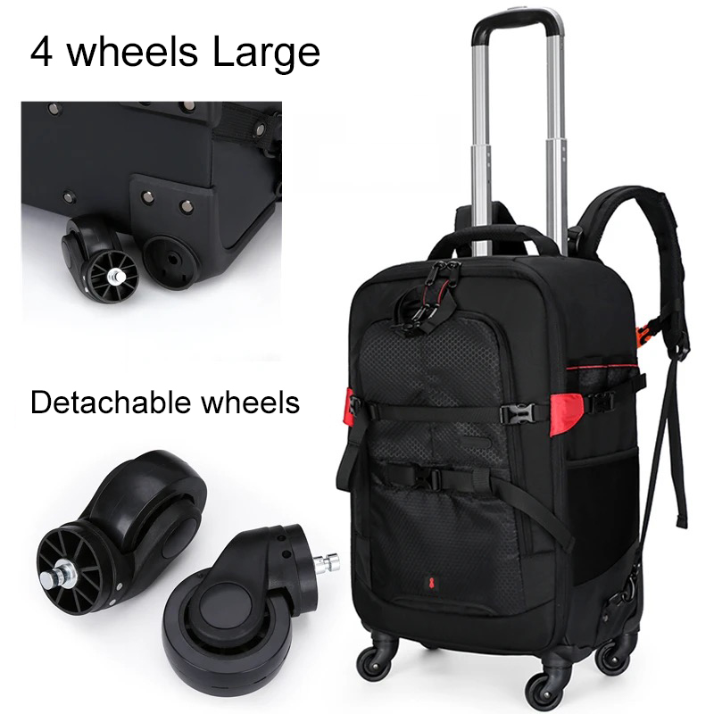 Tas Ransel Fotografi Trolley P - Foldable Rolling Luggage Bag ulasan dan harga