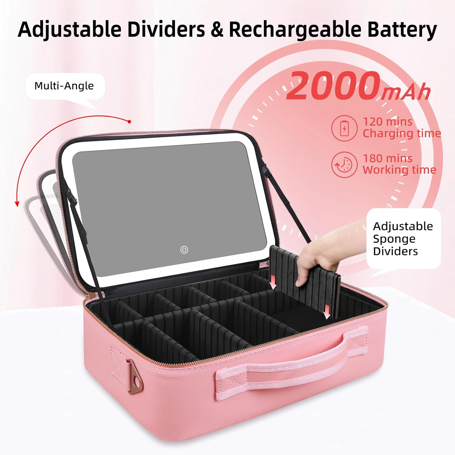 Tas Makeup Kapasitas Besar 15' - Cosmetic Bags ulasan dan harga