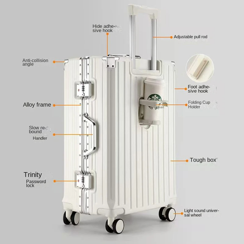 Koper Aluminium Terbaru Ukuran - Aluminum Frame Carry On Luggage ulasan dan harga