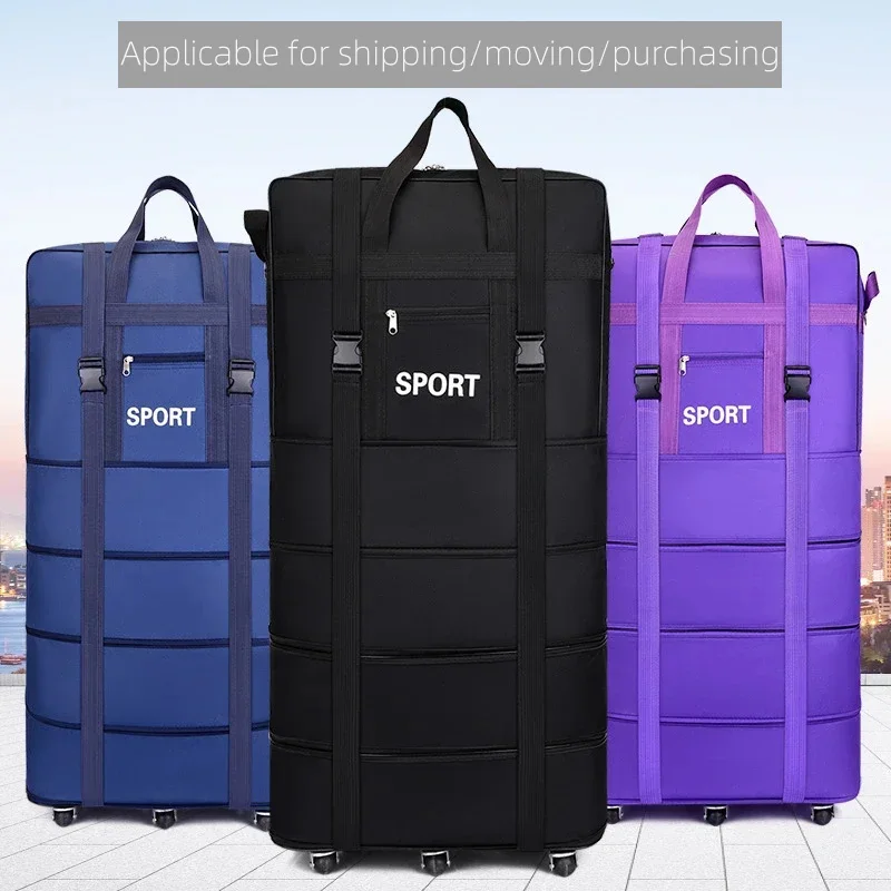 Tas kotak-kotak maskapai Plus  - Foldable Rolling Luggage Bag ulasan dan harga
